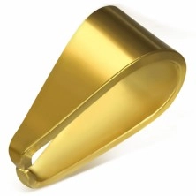 Náhradný háčik z chirurgickej ocele zlatej farby, 4 x 9 mm