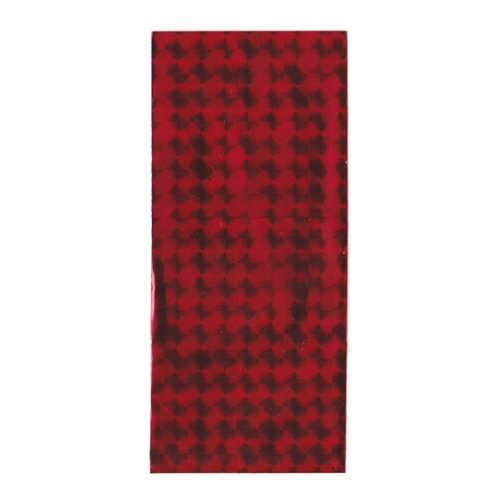 E-shop Šperky Eshop - Červený celofánový darčekový sáčok s lesklými štvorčekmi TY21