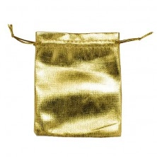 Darčekové vrecúško zlaté - lesklé