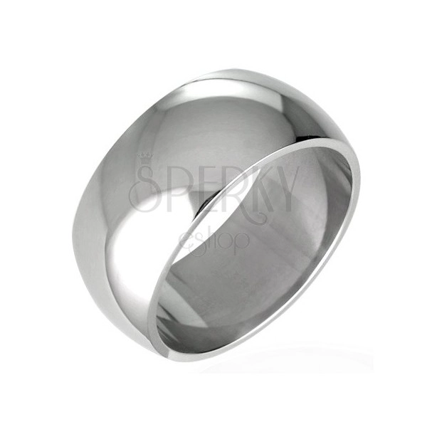 Snubný prsteň z chirurgickej ocele - lesklý oblý 8 mm
