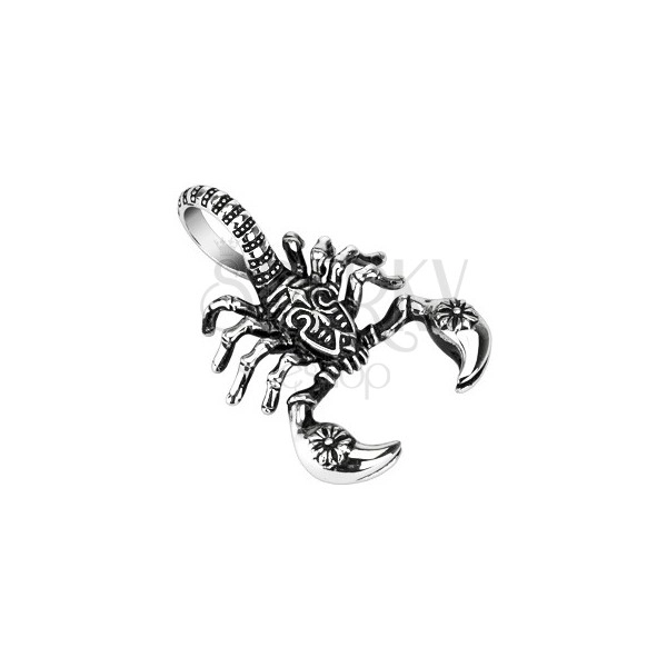 Mohutný prívesok - oceľový škorpión