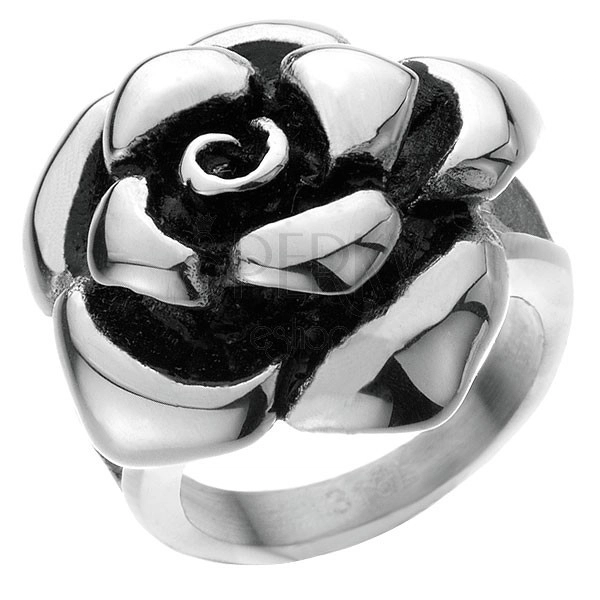Oceľový prsteň - mohutná ruža